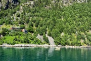 Verlassener Bauernhof im Geirangerfjord