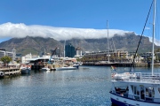 Kapstadt - Sicht auf den Tafelberg mit Tischdecke