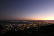 Kapstadt - Sicht vom Tafelberg im Morgengrauen