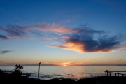 Sonnenuntergang in Gansbaai